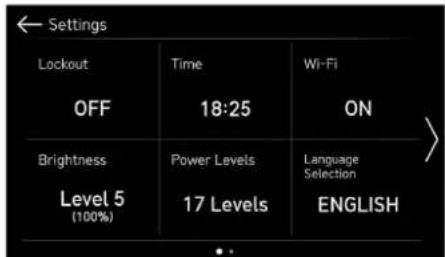 SIGNATURE SKSIT3601GE - Location of Settings - 1