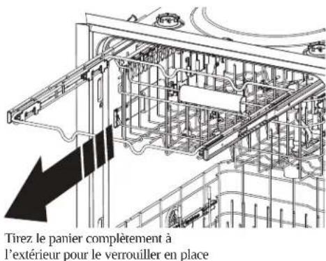 Monogram ZDT925SINII - Pour replacer le 3e panier : - 2