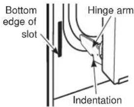 Monogram ZGP304NTSS - To replace the door: - 2