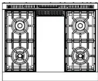 Monogram ZGP304NTSS - FONCTIONS DE LA CUISINIÈRE ET DE LA TABLE DE CUISSON - 1