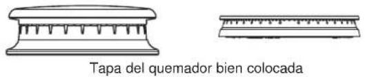 Monogram ZGP304NTSS - Para reemplazar las piezas del quemador con Estructura Dual: - 1