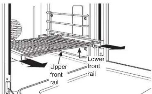 Monogram ZGP304NTSS - To remove a rack: - 2
