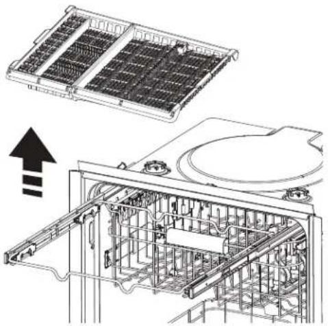 Monogram ZDT985SSNSS - Pour enlever le 3e panier : - 1
