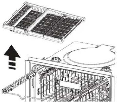 Monogram ZDT985SSNSS - To remove the 3rd rack: - 1