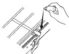 Monogram ZGP364NDTSS - To lubricate the paddle: - 1