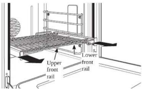 Monogram ZGP364NDTSS - To remove a rack: - 2
