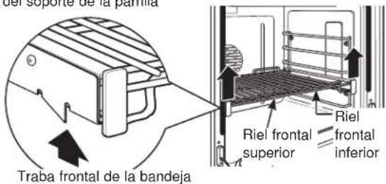 Monogram ZGP364NDTSS - Para quitar una bandeja: - 1