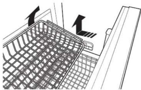 Monogram ZIC360NVLH - To remove the basket: - 1