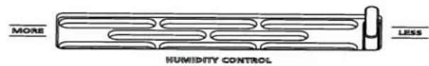 Monogram ZIC363IPVLH - REFRIGERATOR - HUMIDITY CONTROLLED DRAWERS - 1