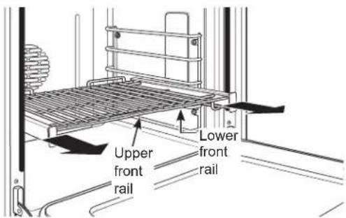 Monogram ZGP486NDTSS - To remove a rack: - 2