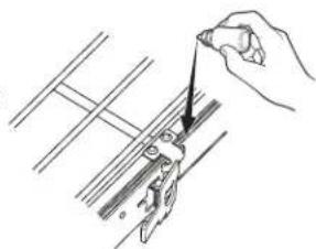 Monogram ZGP486NDTSS - Para lubricar la palanca: - 1