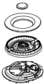 Monogram ZGP486NDTSS - Quemador de Anillos Múltiples: - 1