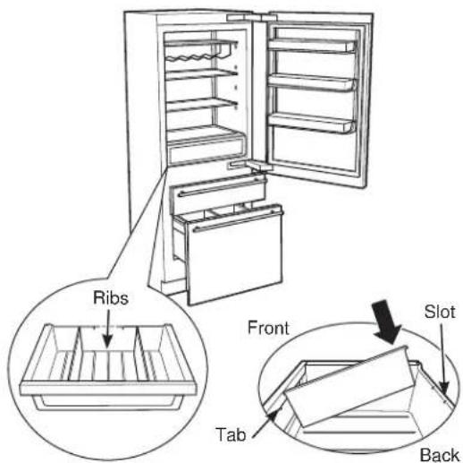 Monogram ZIW303NPPII - To change the divider position: - 1
