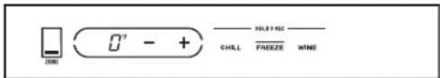 0° - + CHILL FREEZE WINE