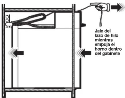 Monogram ZKS90DSSNSS - DESLICE EL HORNO DENTRO DE LA ABERTURA - 1