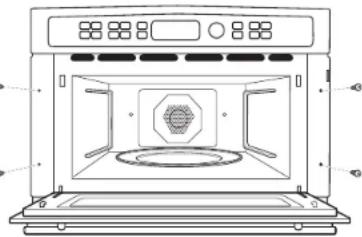 Monogram ZKS90DSSNSS - A INSTALL MOUNTING SCREWS (UPPER OVEN ON COMBINATION OVENS) - 1