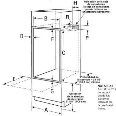 Monogram ZKS90DSSNSS - ABERTURA PARA HORNOS DOBLES (2 HORNOS TÉRMICOS) - 2
