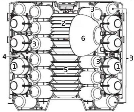 Koenic KDW 6031 A BI - Aanpassen van de bovenste korf - 1