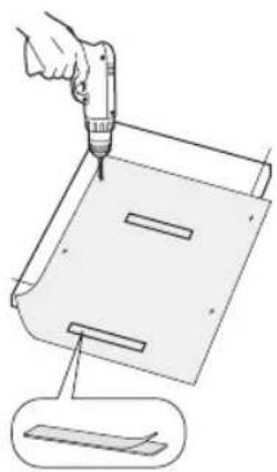 Koenic KDW 6031 A BI - Installation du panneau de meuble - 4