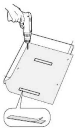 Koenic KDW 6031 A BI - Instalación del panel de mueble - 4