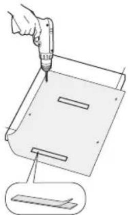 Koenic KDW 6031 A BI - Het meubelfront installeren - 4