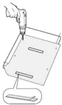 Koenic KDW 6031 A BI - Installazione del Pannello del Mobile - 4