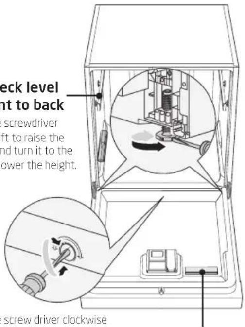 Koenic KDW 6031 A BI - Check level front to back - 1