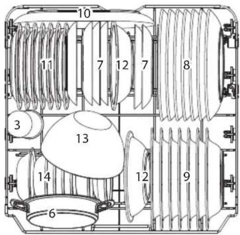 Koenic KDW 6021 B FS IN - Oberkorb-Verstellung - 1