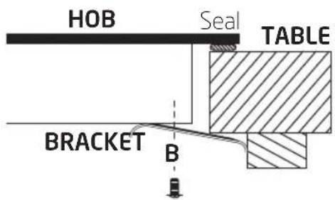 Koenic KBC 2331 A - Installation of the hob - 4