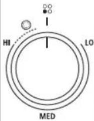 Koenic KBC 2331 A - Fig. 3 Commandes de zones de cuisson à plusieurs étapes - 2