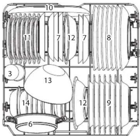 Koenic KDW 6031-1 C BI - Aanpassen van de bovenste korf - 1