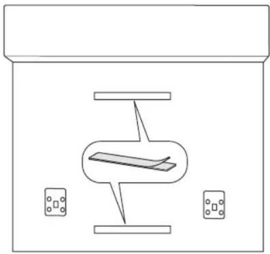 Koenic KDW 6031-1 C BI - Instalación del panel de mueble - 3
