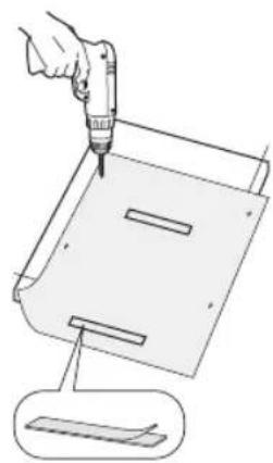 Koenic KDW 6031-1 C BI - Installation du panneau de meuble - 4