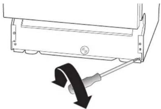 Koenic KDW 6031-1 C BI - De beweging van de deur aanpassen - 1