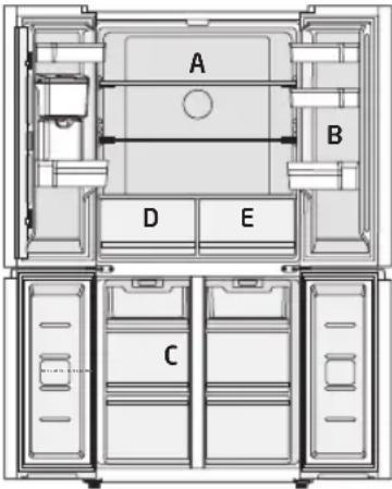Koenic KDD 121 D NF B - Opslag van voedsel en dranken - 1
