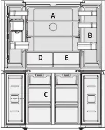 Koenic KDD 121 D NF B - Ételek és italok tárolása - 1