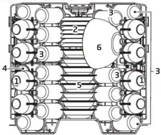 Koenic KDW 6041 A BU - Oberkorb-Verstellung - 1