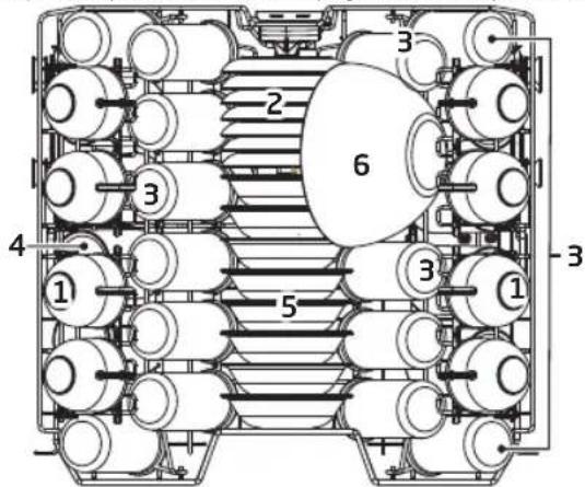Koenic KDW 6041 A BU - Carga de la cesta superior - 1