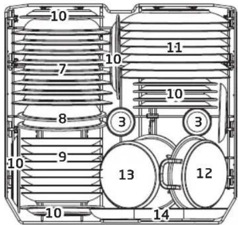 Koenic KDW 6041 A BU - Oberkorb-Verstellung - 2