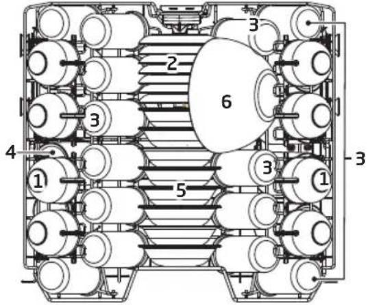 Koenic KDW 6041 A BU - Aanpassen van de bovenste korf - 1