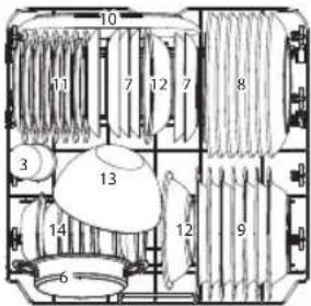 Koenic KDW 6011-1 E FS - Regolazione del cestello superiore - 1