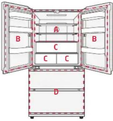 Koenic KDD 141 E NF - Storage of food and beverages - 1
