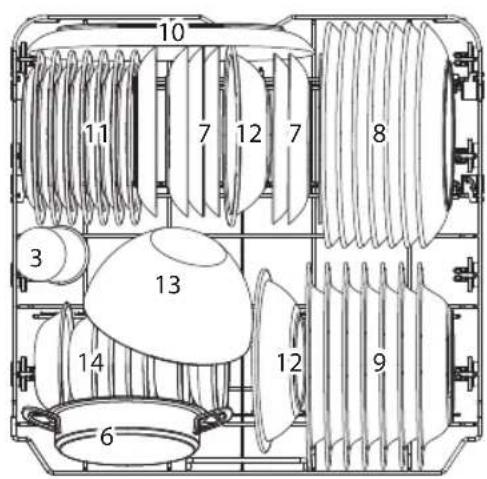 Koenic KDW 6021-1 C FS - Regolazione del cestello superiore - 1