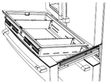 Café CAE28DM5TS5 - ⑤ REMOVING CONVERTIBLE DRAWER (on some models) - 1