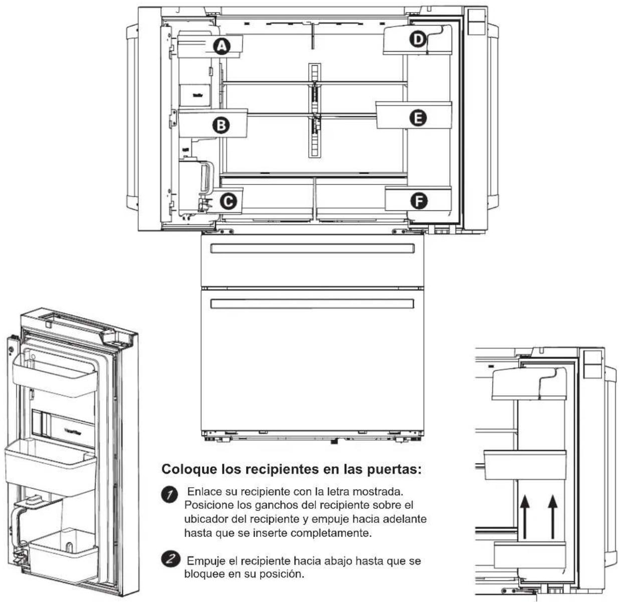 Café CAE28DM5TS5 - CÓMO INSTALAR EL REFRIGERADOR (Cont.) - 1