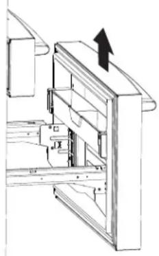 Café CAE28DM5TS5 - REMOVE THE FREEZER DRAWER (on some models) (Cont.) - 1