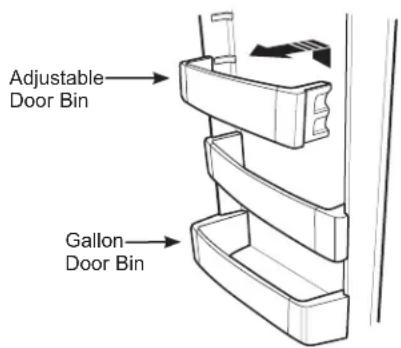 Café CSB48YP2NS1 - To remove any bin: - 1