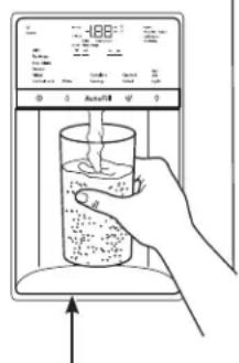 Café CSB48YP2NS1 - Distributeur d'eau et de Glaçons (sur certains modèles) - 1