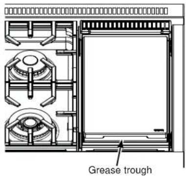 Café C2Y486P2TS1 - GREASE TROUGH (on some models) - 1