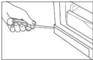 Café CCP06DP2PS1 - REVERSING THE DOOR SWING - MODELS WITH CAFE HANDLE - CCP06DP\*\*\*\* - 2